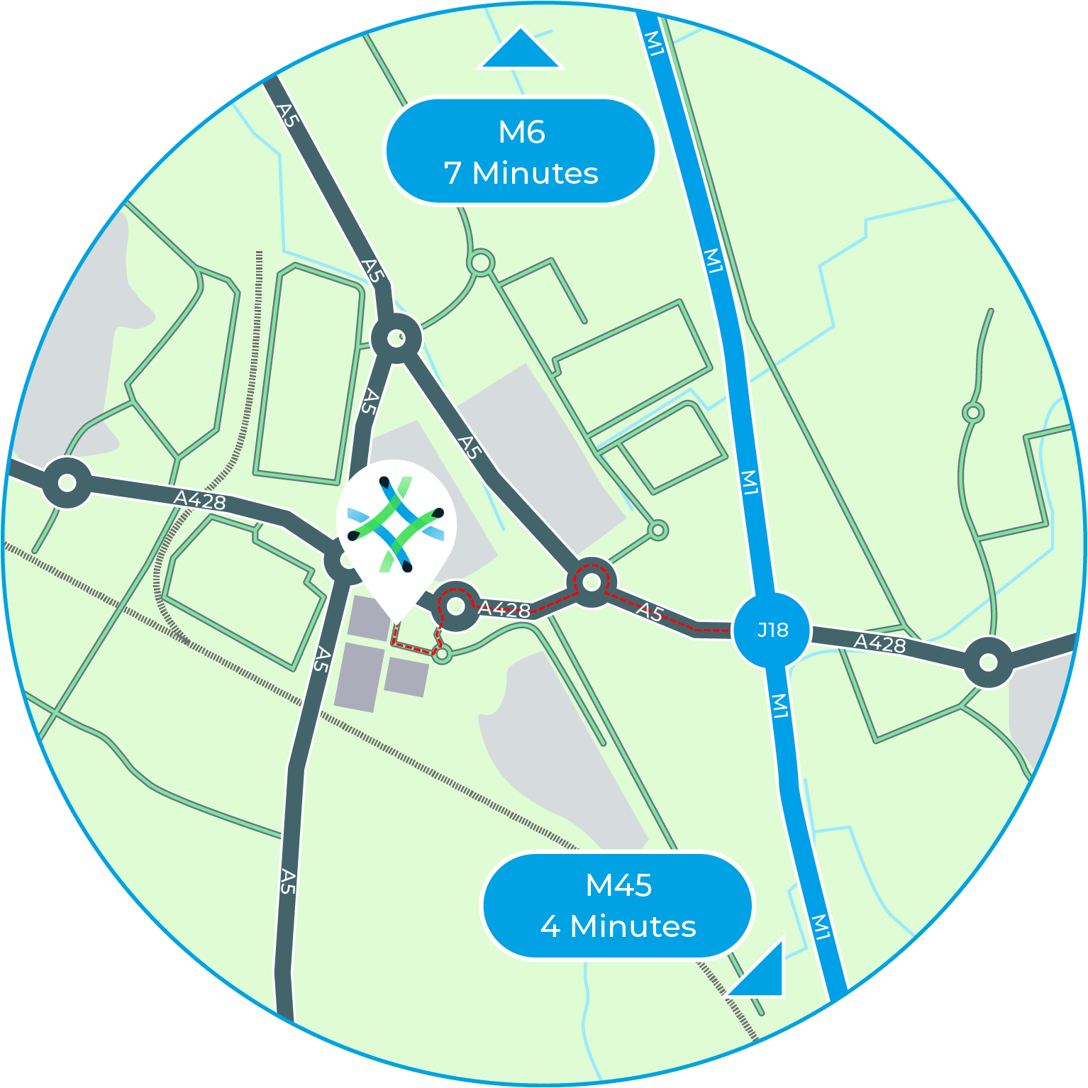 Zoomed Map